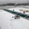 Flachdach mit Öffnung Lichtband, Dachsysteme Rudolph GmbH, Dächer, Fassadenbau, Industriebau